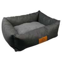 Produktbild von Europet Bernina Hundebett Cord in Blau und Grau Grösse M