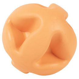Europet Bernina Hundespielzeug Bark Robuster Wurfball aus Gummi Orange 7,3cm – Bild 1 von 2
