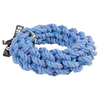 Produktbild von Europet Bernina Hundespielzeug da-chain geflochtener Ring aus Baumwolle blau 18 x 18 x 4 cm