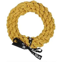 Produktbild von Europet Bernina Hundespielzeug Da-Chain geflochtener Ring aus Baumwolle Gelb Grün 28 cm - 28 cm