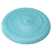 Produktbild von Europet Bernina Hundespielzeug Gummi Frisbee in Blau oder Türkis - 23 cm
