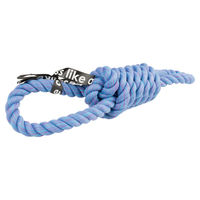 Produktbild von Europet Bernina Hundespielzeug Tug Life Spielseil aus Baumwolle Blau mit 2 Schlaufen