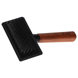 Produktbild von Europet Bernina Japandi Softzupfbürste aus Holz in Braun für alle Felltypen Größe L