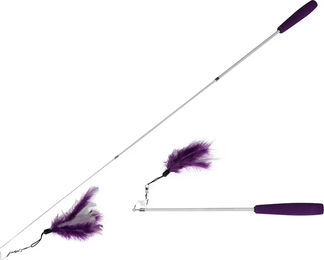 Produktbild von Europet Bernina Katzenangel Teleskop-Angelrute Lila-Weiß 35-95 cm