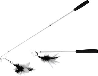 Produktbild von Europet Bernina Katzenangel Teleskop Angelrute Schwarz Weiß 35-95 cm
