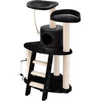 Produktbild von Europet Bernina Katzenkratzbaum Classic Tree Catar Schwarz 76x56x128cm mit Sisal