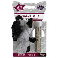 Produktbild von Europet Bernina KeekaBOO Farmer Jackie Katzenspielzeug aus Plüsch mit Katzenminze - 25 ml