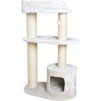 Produktbild von Europet Bernina Kratzbaum Bedford 127 für Katzen in Beige mit Plüsch und Schlafhaus