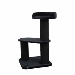 Europet Bernina Kratzbaum Berlin für Katzen Schwarz mit Sisal 68x68x118cm – Bild 1 von 6