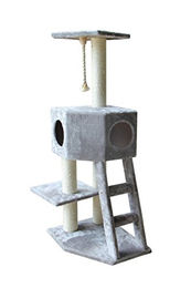 Produktbild von Europet Bernina Kratzbaum Classic Rover Grau mit Sisal 50 x 40 x 120 cm