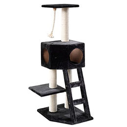 Europet Bernina Kratzbaum Classic Rover Schwarz 50 x 40 x 120 cm mit Sisal – Bild 1 von 4