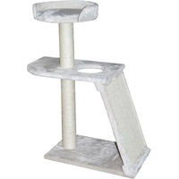 Produktbild von Europet Bernina Kratzbaum Classic Wakeboard für Katzen aus Plüsch in Cream Beige 36x58x90cm