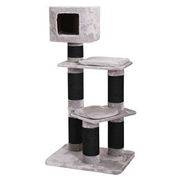 Europet Bernina Kratzbaum Comfort Crawford XL für Katzen Grau Schwarz 70 x 50 x 135 cm mit Sisal – Bild 1 von 5