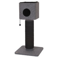 Produktbild von Europet Bernina Kratzbaum Comfort Plus Agate Grau für Katzen 56 x 56 x 116 cm