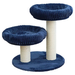 Produktbild von Europet Bernina Kratzbaum Cordoba für Katzen in Dunkelblau mit Sisal, 60 x 60 x 65 cm