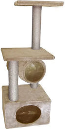 Europet Bernina Kratzbaum Eco-Rodo beige für Katzenkitten mit Sisal – Bild 1 von 5