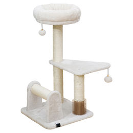 Produktbild von Europet Bernina Kratzbaum Florida für Katzen in Creme Beige aus Plüsch