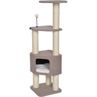 Produktbild von Europet Bernina Kratzbaum Kobe braun mit Sisal für Katzen 37x37x128 cm