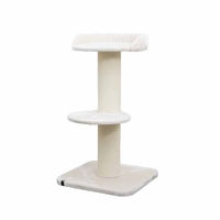 Produktbild von Europet Bernina Kratzbaum Mumbai Creme für Katzen 68x68x122cm mit Sisal