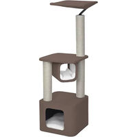 Produktbild von Europet Bernina Kratzbaum Okinawa für Katzen braun 37x37x121 cm mit Sisal