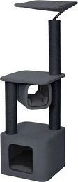 Europet Bernina Kratzbaum Okinawa grau für Katzen mit Sisal 37x37x121 cm – Bild 1 von 7