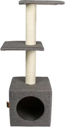 Europet Bernina Kratzbaum Oslo aus Holz grau 48x38x109 cm – Bild 1 von 7