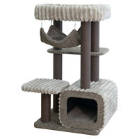 Produktbild von Europet Bernina Kratzbaum Porto beige Plüsch 59 x 49 x 106 cm