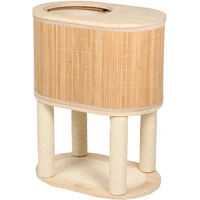 Produktbild von Europet Bernina Kratzbaum Tori 113 aus Bambus für Katzen Beige 78 x 39 x 113 cm