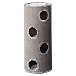 Produktbild von Europet Bernina Kratzbaum Trend Cat Dome Extreme für Katzen Grau mit Sisal 50 x 50 x 120 cm