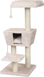 Produktbild von Europet Bernina Kratzbaum Trend New Jersey Creme mit Sisal 48x48x114cm