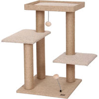 Produktbild von Europet Bernina Kratzbaum Trend Pine für Katzen aus Plüsch und Sisal in Beige 50x50x80,5cm