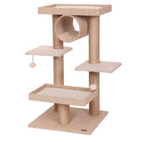 Produktbild von Europet Bernina Kratzbaum Trend Willow Katzenmöbel aus Plüsch in Beige 50x50x90,5 cm