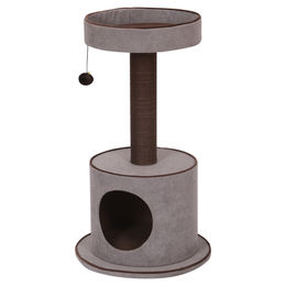 Europet Bernina Kratzbaum Trend York grau 45x45x80,5 cm Katzenmöbel – Bild 1 von 4