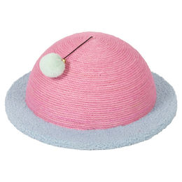 Produktbild von Europet Bernina Kratzbrett Saturn Scratch für Katzen aus Sisal in Rosa 40 x 40 x 17 cm