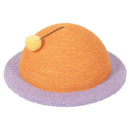 Produktbild von Europet Bernina Kratzbrett Saturn Scratch für Katzen aus Sisal Orange 40 x 40 x 17 cm