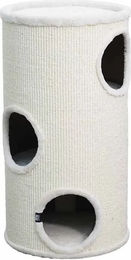 Europet Bernina Kratztonne Dublin für Katzen Creme 40x40x76cm mit Sisal – Bild 1 von 6