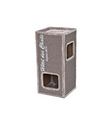 Europet Bernina Kratztonne Trend Rockefeller 77 für Katzen Grau mit Sisal 36 x 36 x 77 cm – Bild 1 von 4