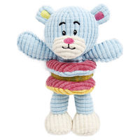 Produktbild von Europet Bernina Lion Hundespielzeug aus Plüsch mit Quietscher und Ring Blau 15x18cm - 15 cm