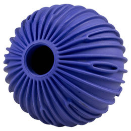 Europet Bernina Snack Attack Hundeball Blau Interaktives Spielzeug aus Gummi 9cm – Bild 1 von 5