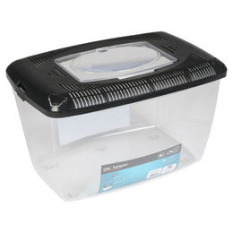 Europet Bernina Terra Box Hartschalen-Box für Insekten XL Schwarz Transparent aus Kunststoff – Bild 1 von 5