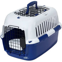 Produktbild von Europet Bernina Transportbox Adventurer 50 Basic Edition für Hunde und Katzen aus Kunststoff Blau