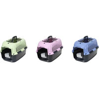 Produktbild von Europet Bernina Transportbox Adventurer 50 Color Edition für Hunde und Katzen aus Kunststoff in Lila und Bunt