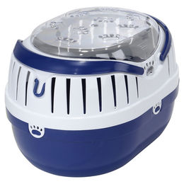 Europet Bernina Transportbox Paw aus Kunststoff in Blau, 35 x 25 x 25 cm – Bild 1 von 4