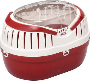 Europet Bernina Transportbox Touring Basic Edition für Kaninchen Meerschweinchen und Chinchilla Rot Kunststoff 35 x 25 x 25 cm – Bild 1 von 6