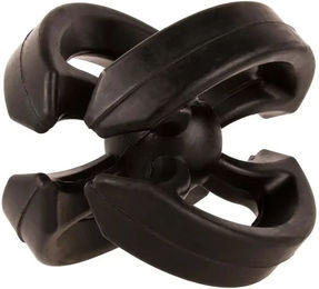 Europet Bernina Tug Tumble Zerrspielzeug für Hunde aus Naturkautschuk Schwarz – Bild 1 von 3