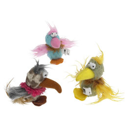 Europet Bernina Wanna Play Crazy Bird Katzenspielzeug aus Plüsch mit Katzenminze 11x7 cm – Bild 1 von 3