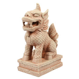 Produktbild von Europet Zodiac Hund Figur und Höhle Aquarium Dekoration Beige 12cm