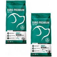 Produktbild von EuroPremium Adult Medium Hundefutter Huhn & Reis Glutenfrei 2 x 12kg