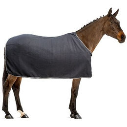 Produktbild von Euroriding Abschwitzdecke Fleece Basic Schwarz 145cm