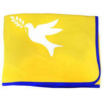 Produktbild von Euroriding Abschwitzdecke Peace Ukraine aus Polyester 155cm Blau Gelb